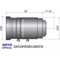 2/3-inch Format 10 Megapixel Lens